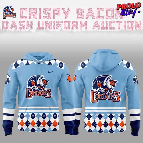 Bakersfield Condors Crispy Bacon Dash Uniform Action Hoodie