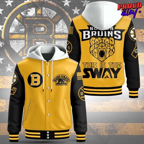 Boston Bruins Sway Special Edition Hooded Varsity Jacket