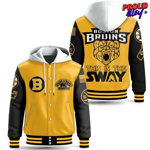 Boston Bruins Sway Special Edition Hooded Varsity Jacket