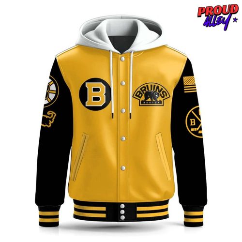 Boston Bruin Sway Special Edition Hooded Varsity Jacket