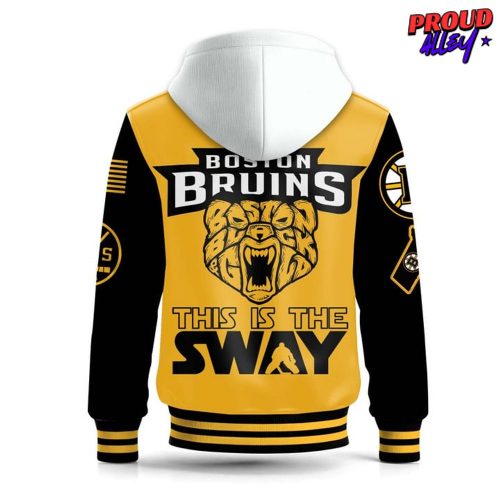 Boston Bruin Sway Special Edition Hooded Varsity Jacket