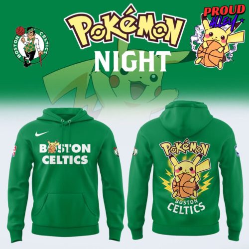 Boston Celtics x Pokémon Night 2025 Hoodie