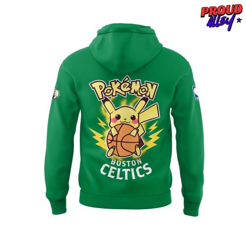 Boston Celtics x Pokemon Night 2025 Hoodie