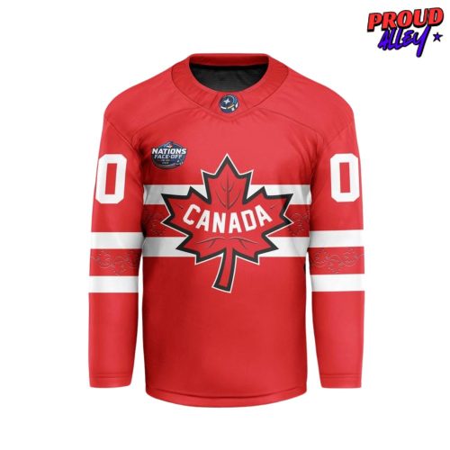 Canada Team 4 Nation Face Off 2025 Hockey Jersey