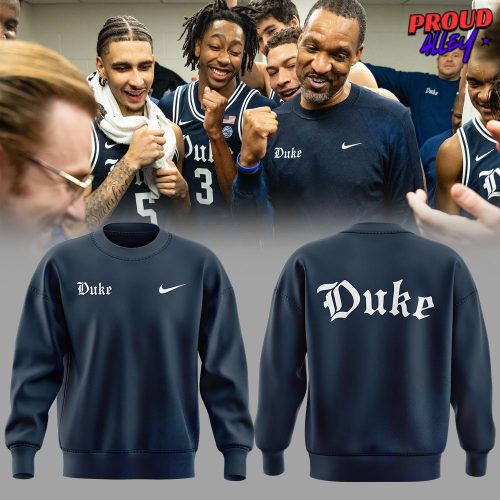 Duke Mens Basketball Coach Chris Special Navy Sweatshirt