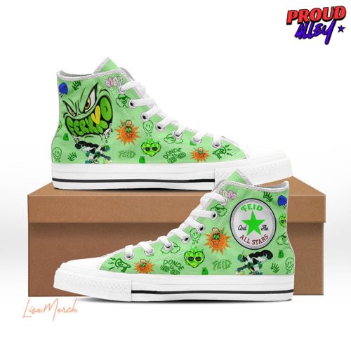 Feid Ferxxo Limited Edition Converse Hightop Canvas Shoes