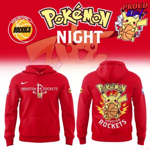 Houston Rockets x Pokemon Night 2025 Hoodie