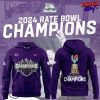 Kansas State Wildcats Rate Bowl Champions 2024 Black Hoodie