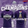 Kansas State Wildcats Rate Bowl Champions 2024 Black T-Shirt