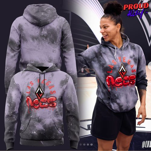 Las Vegas Aces WNBA 2025 TieDye Hoodie