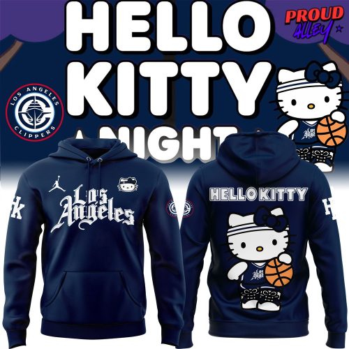 Los Angeles Clippers Hello Kitty Night Limited Hoodie