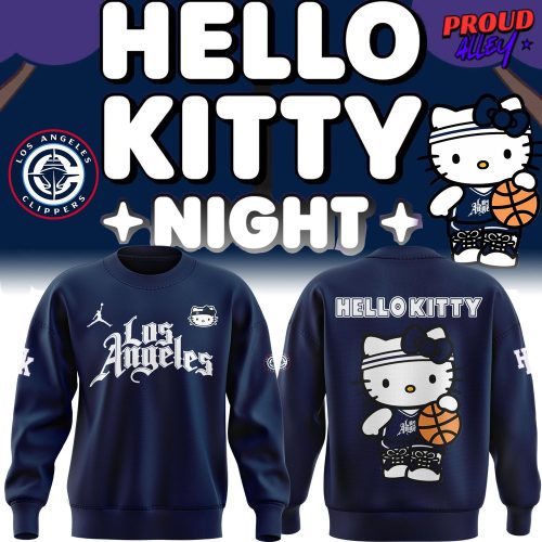 Los Angeles Clippers Hello Kitty Night Limited Sweatshirt