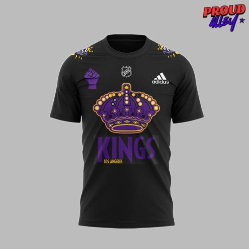 Los Angeles Kings Crown 2025 Adidas T-Shirt