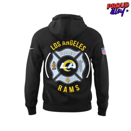 Los Angeles Rams Fire Department 2025 Hoodie