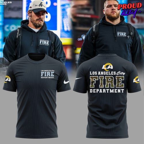 Los Angeles Rams Fire Department Camo TShirt