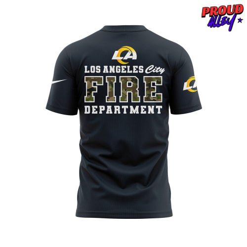 Los Angeles Rams Fire Department Camo TShirt