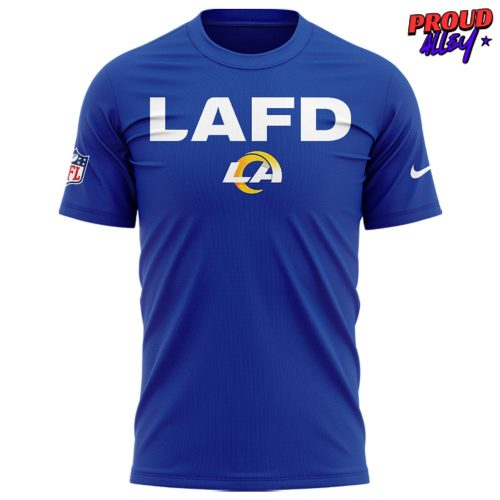 Los Angeles Rams LAFD 2025 NFL TShirt