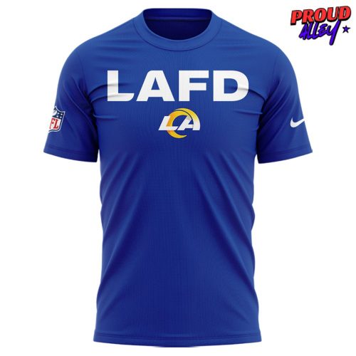 Los Angeles Rams LAFD 2025 Nike TShirt