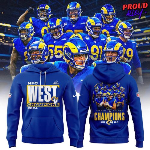 Los Angeles Rams NFC West Division Champions 2024 T-Shirt