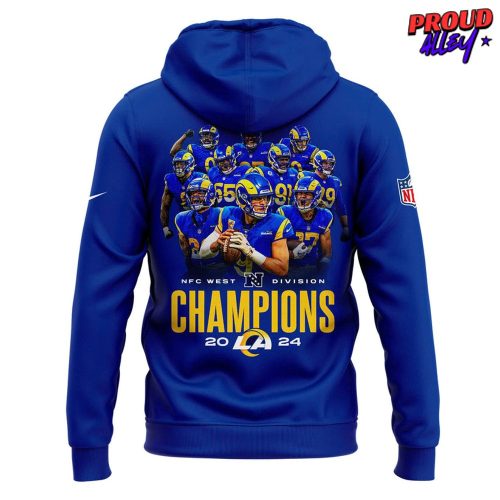 Los Angeles Rams NFC West Division Champions 2024 Hoodie