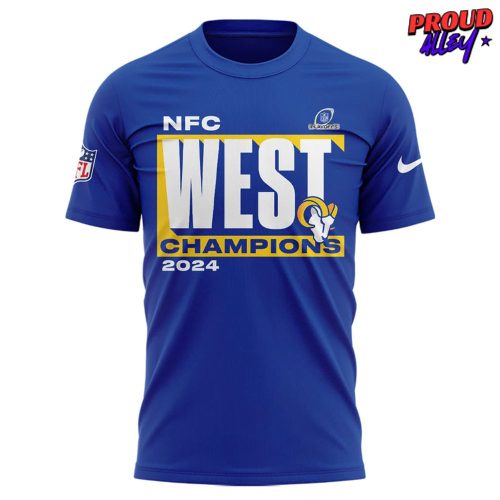 Los Angeles Rams NFC West Division Champions 2024 T-Shirt