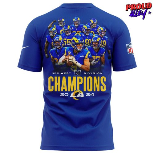 Los Angeles Rams NFC West Division Champions 2024 TShirt