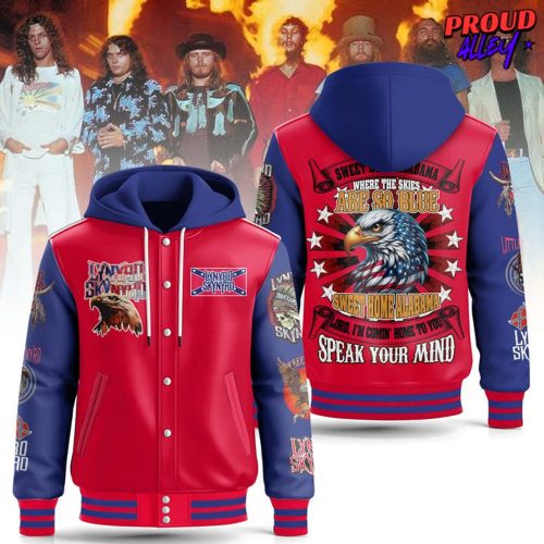 Lynyrd Skynyrd Sweet Home Alabama Hooded Varsity Jacket