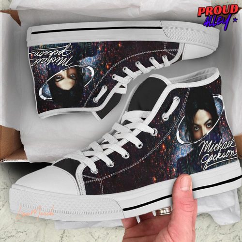 Michael Jackson Limited Edition Converse Hightop Canvas Shoes