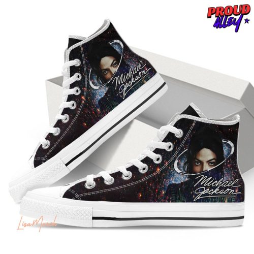 Michael Jackson Limited Edition Converse Hightop Canvas Shoes