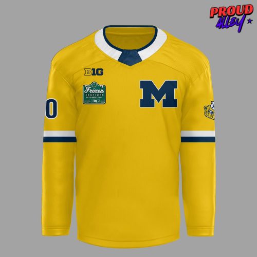 Michigan Wolverines Wrigley Field Frozen Confines 2024-25 Hockey Jersey