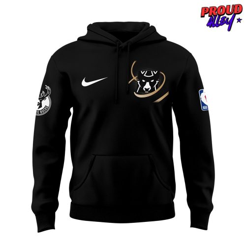 Milwaukee Bucks NBA 2025 Special Edition Black Hoodie