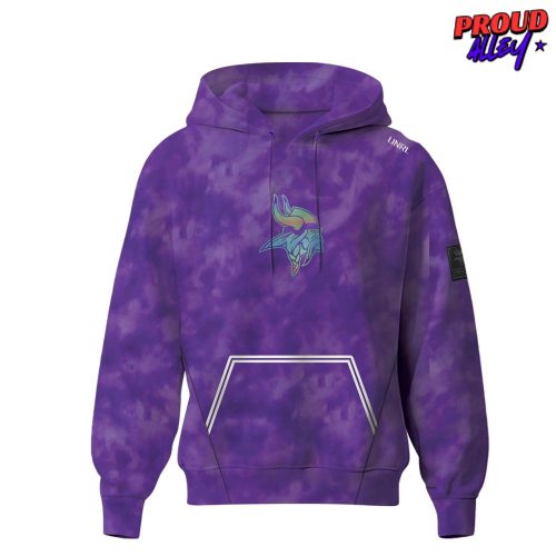 Minnesota Vikings SKOL Tie-Dye Hoodie