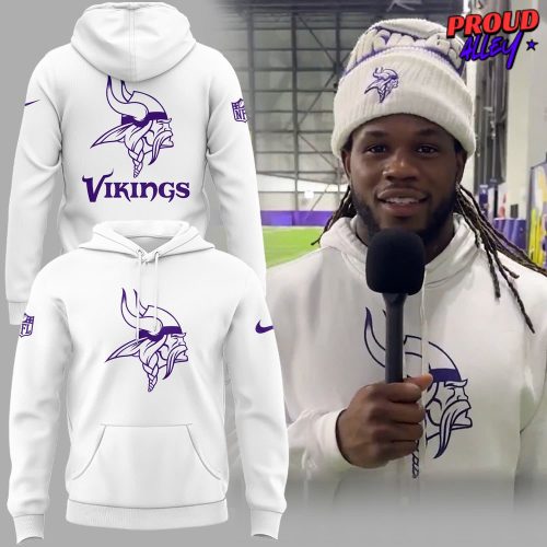 Minnesota Vikings Winter Whiteout 2025 NFL Hoodie