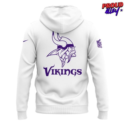 Minnesota Vikings Winter Whiteout 2025 NFL Hoodie