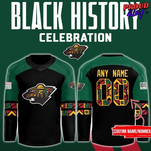 Minnesota Wild Black History Celebration Special Hockey Jersey