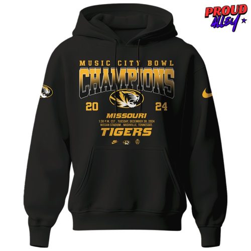 Missouri Tigers NCAA Music City Bowl Champions 2024 Hoodie