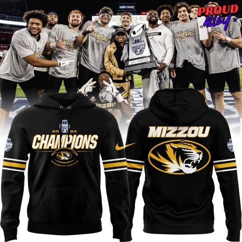 Missouri Tigers Transperfect Music City Bowl Champions 2024 White Sweatshirt