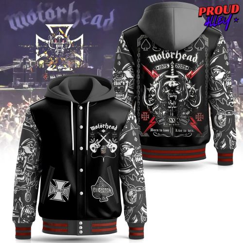 Motörhead Band Hooded Varsity Jacket