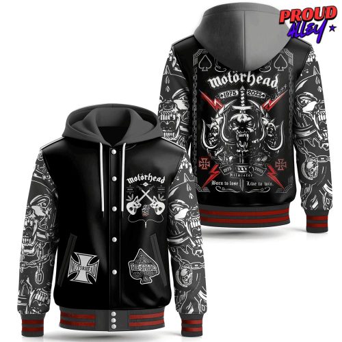 Motörhead Band Hooded Varsity Jacket