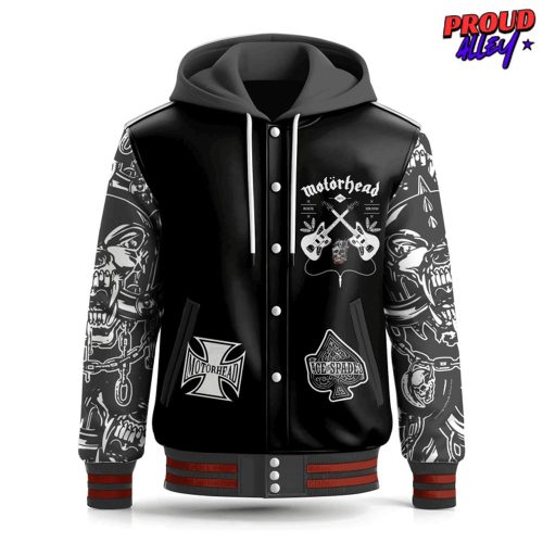 Motorhead Band Hooded Varsity Jacket