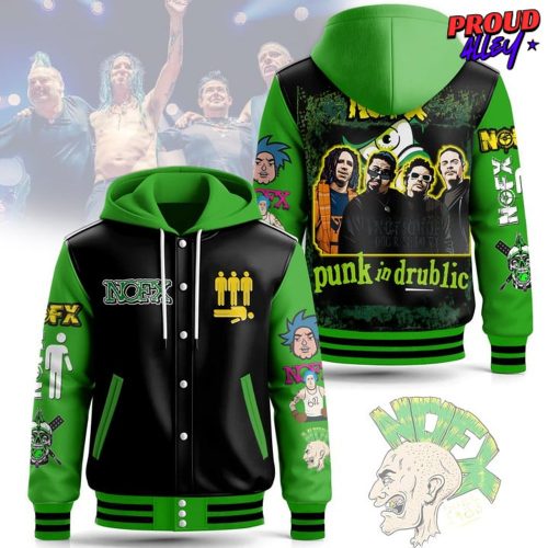 NOFX Punk In Drublic Hooded Varsity Jacket