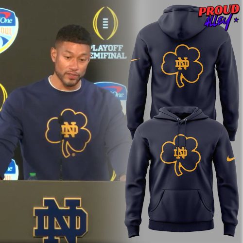 Notre Dame Coach Marcus Freeman Clover T-Shirt