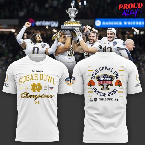 Notre Dame Fighting Irish Allstate Sugar Bowl 2025 T-Shirt