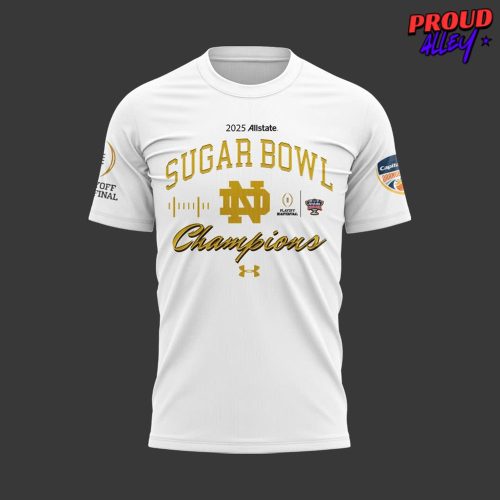 Notre Dame Fighting Irish Allstate Sugar Bowl 2025 T-Shirt