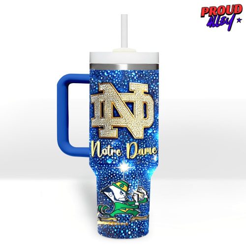 Notre Dame Fighting Irish Diamond Custom Stanley Tumbler Cup