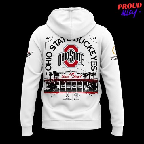 Ohio State Buckeyes 2025 Rose Bowl Commemorative Hoodie