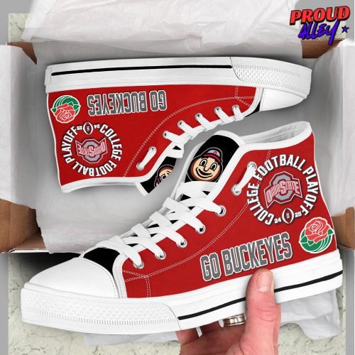 Ohio State Buckeyes Rose Bowl 202425 Converse Canvas Shoes