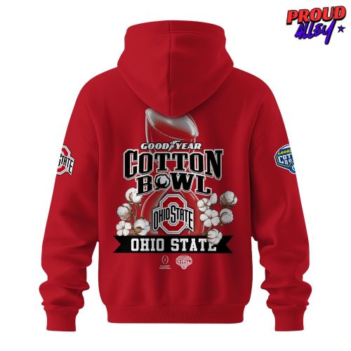 Ohio State NCAA Cotton Bowl Champions 2025 Hoodie