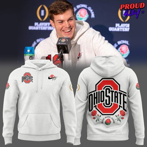 Ohio State Rose Bowl 2025 Red Hoodie