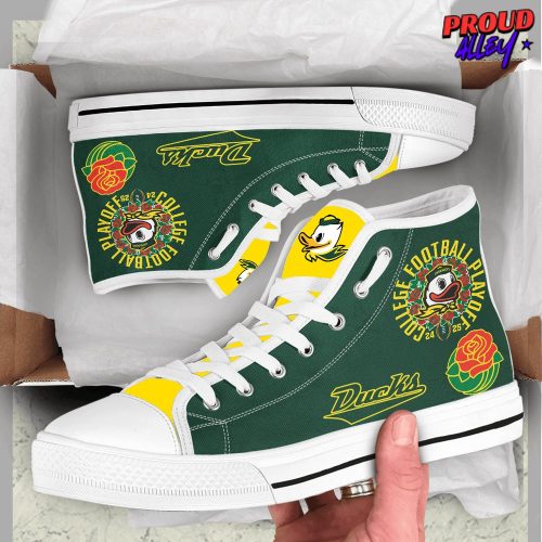 Oregon Ducks College Football Playoff 202425 Converse Canvas Shoes